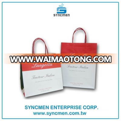 Factory Sale Custom Gift Luxury Recycle Printed Shopping Kraft Paper Bag