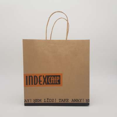 Hot Sale Recycled Customized Brown Paper Bag For Take Away