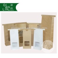 Customized SOS Kraft Paper Bag for FoodCoffeeTea