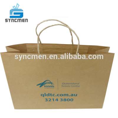 Grocery Coffee Slogan Printing Kraft Paper Bag