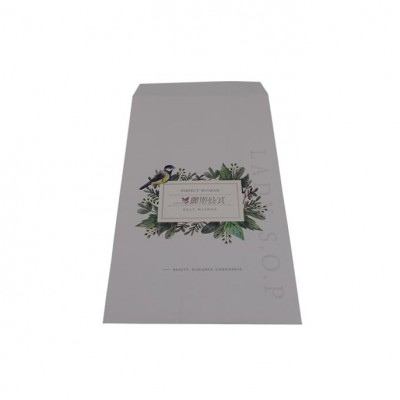 high quality with logo print recycled thick white kraft paper envelop