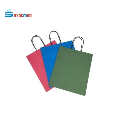 Manufacturer one color low cost stock paper bags