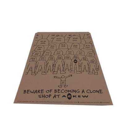 high quality cheap recycled brown kraft paper envelope with printed